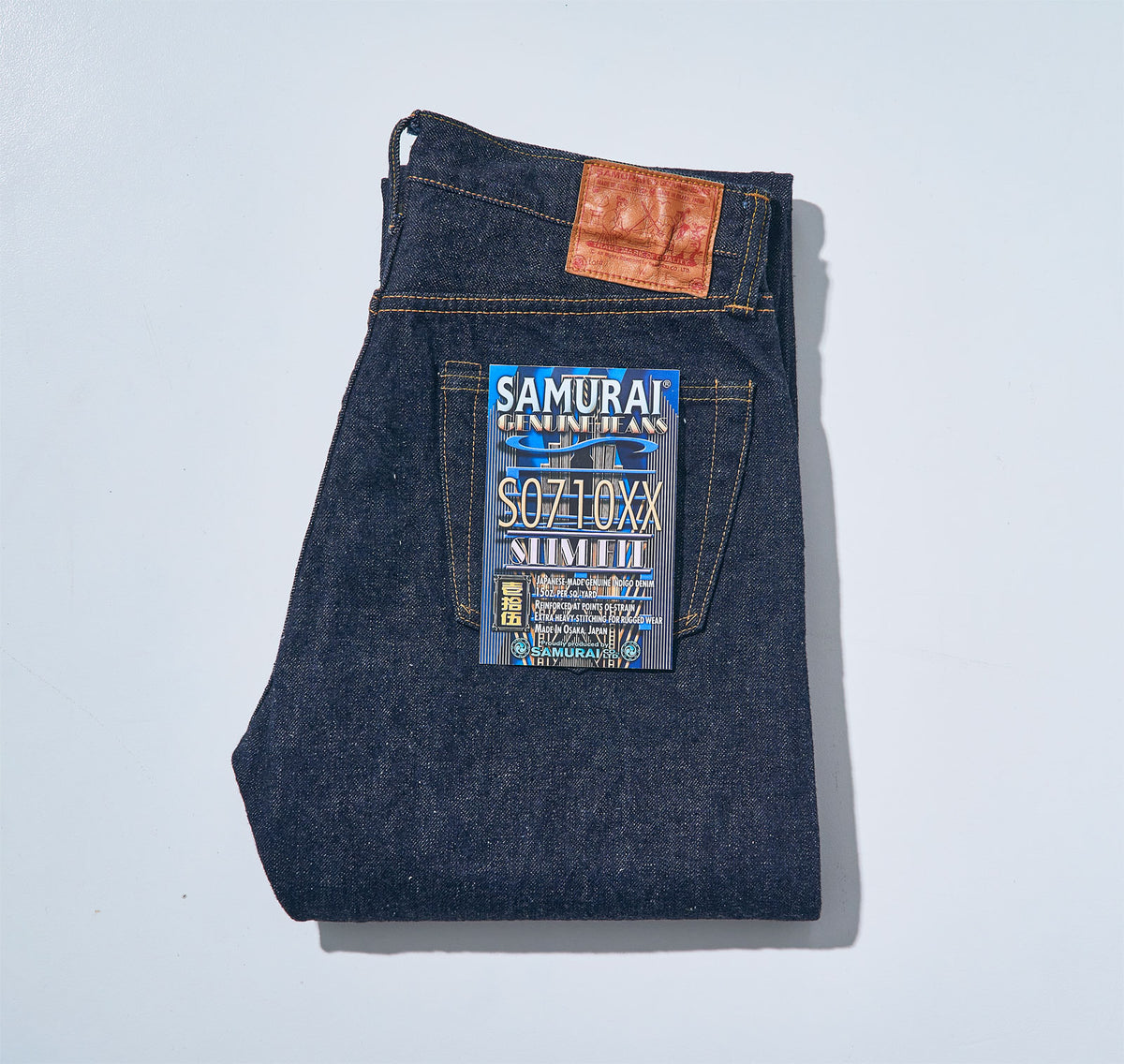 S0710XX 15oz SLIM STRAIGHT TAPERED JEANS MID RISE | SAMURAI JEANS 