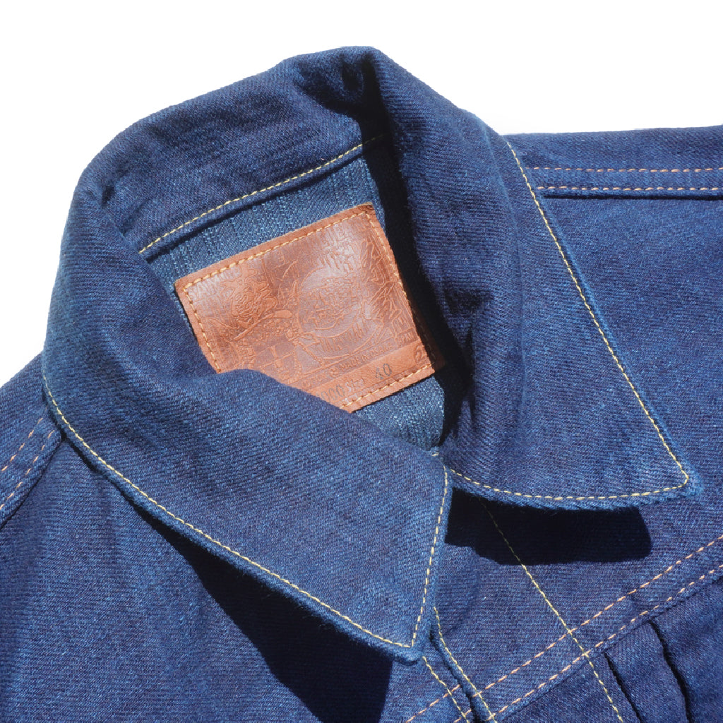 S552AIW-25th 25th Anniv, W NATURAL INDIGO DENIM JACKET | SAMURAI