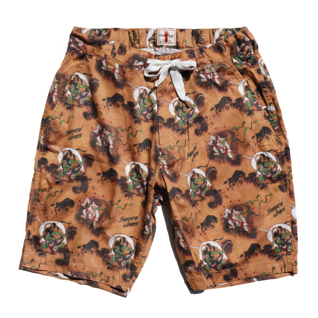 SJSP23-FR Fu-jin&Rai-jin EZ Shorts | SAMURAI JEANS ONLINE STORE